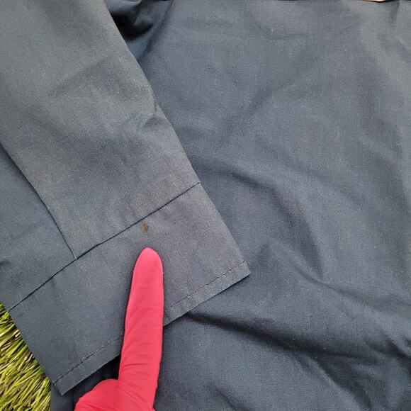 Vintage Woolrich US Navy Utility Jacket Large 24x24 Military Hooded Field Coat - Picture 9 of 16